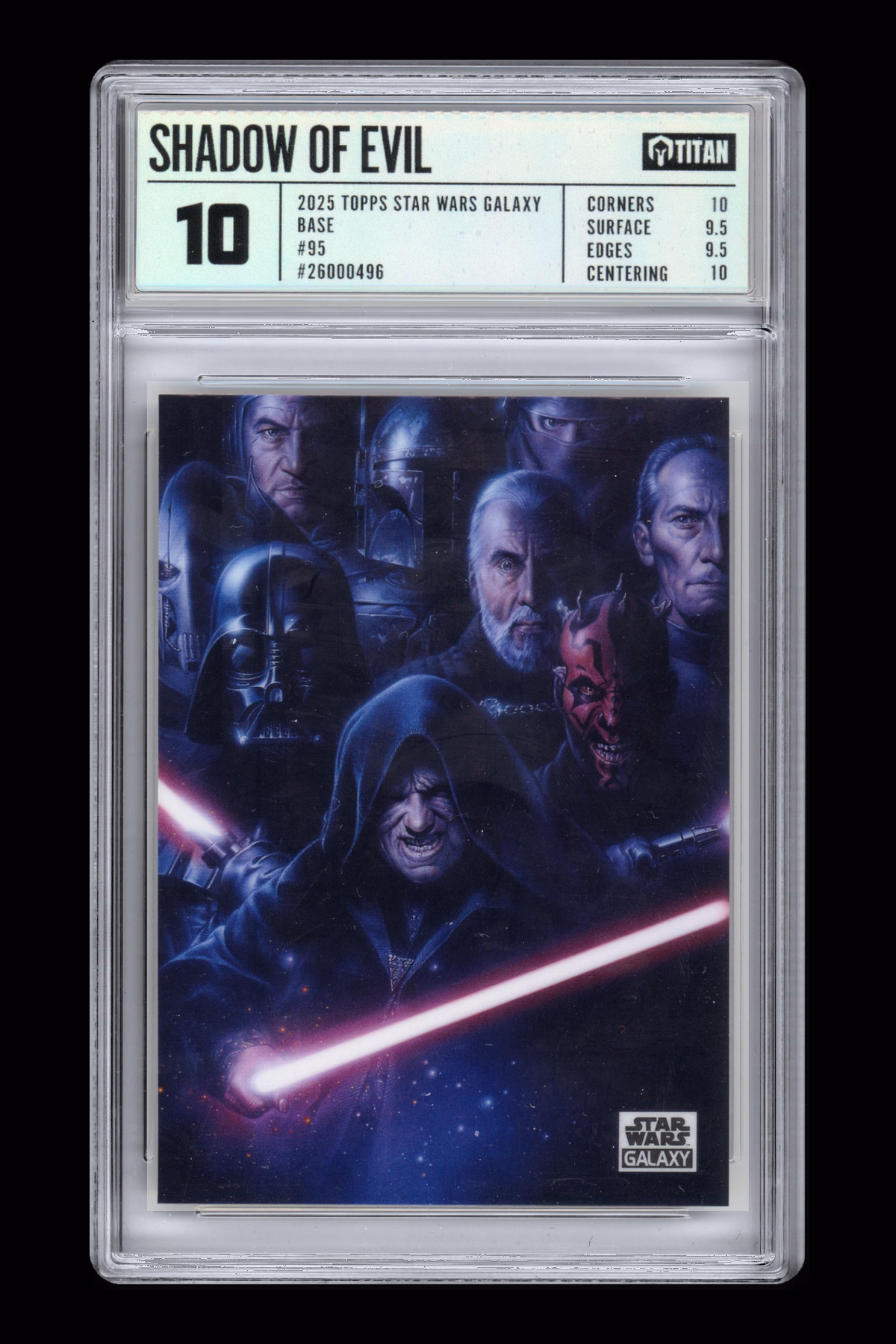 Shadow of Evil holo black gallery