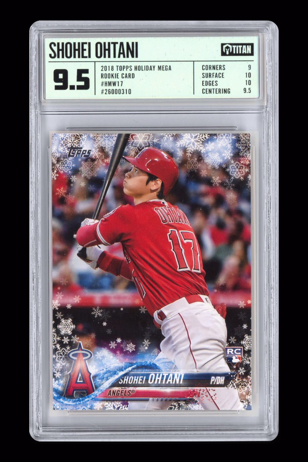 Ohtani RC holiday holo 10 front black gallery