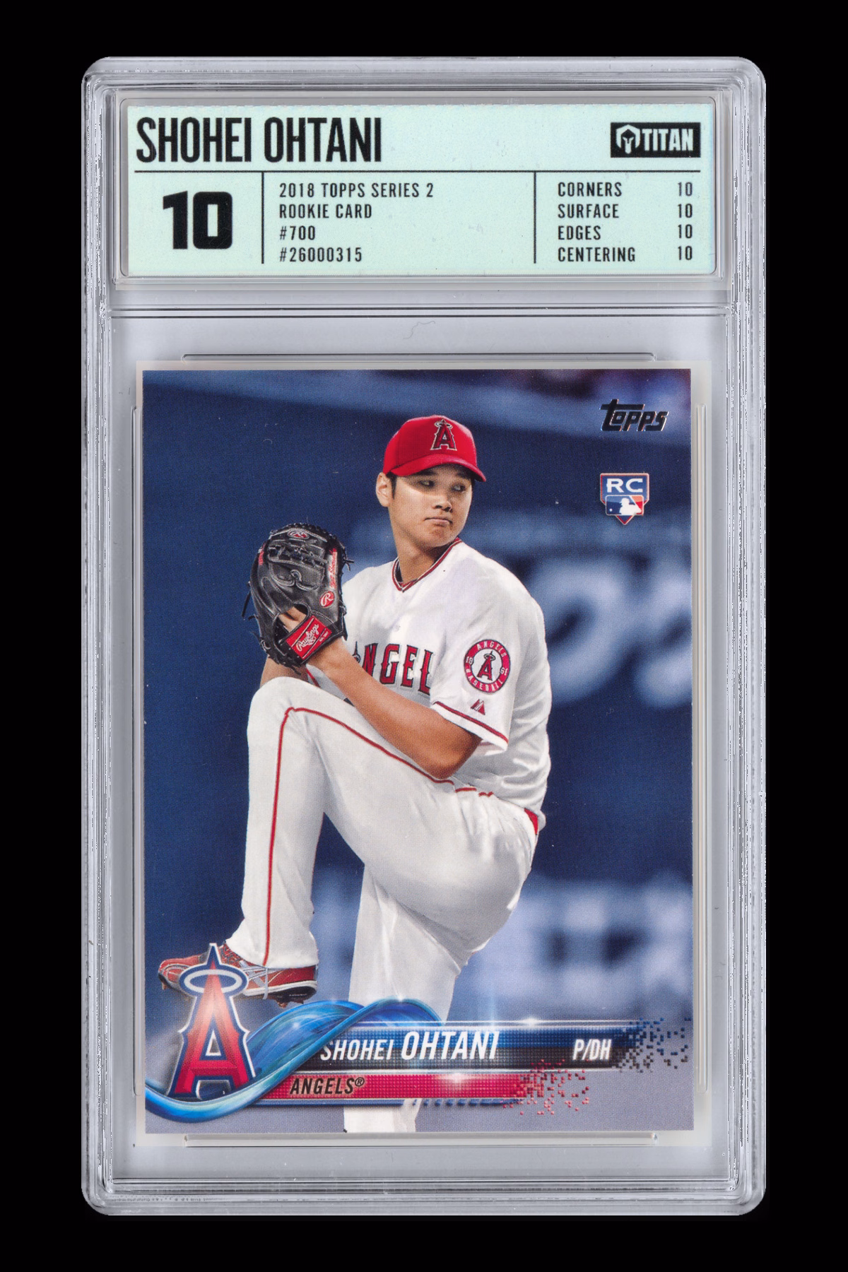 Ohtani RC holo 10 front black gallery